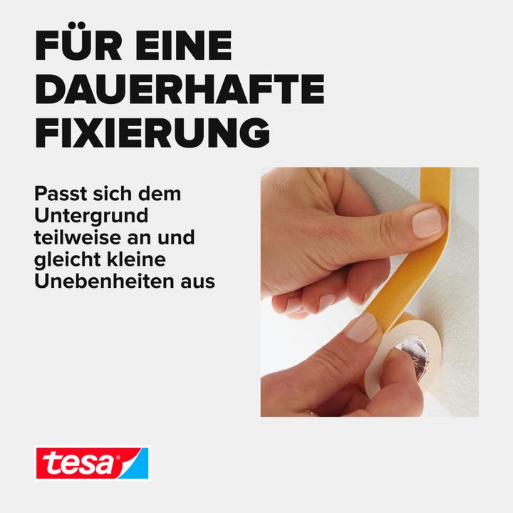 Actual product image tesa Powerbond INDOOR double-sided mounting tape (19 mm)