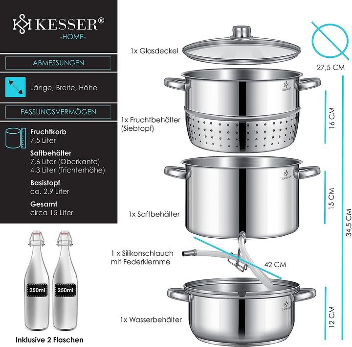 Produktbild Kesser Dampfentsafter