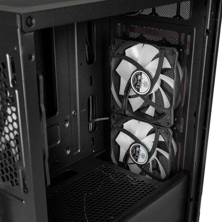 Actual product image Silverstone Fara H1M Pro Micro-ATX Case - Tempered Glass, ARGB (mATX, Mini-ITX, Mini-DTX)