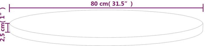Actual product image VidaXL Granger (80 x 2,5 cm)