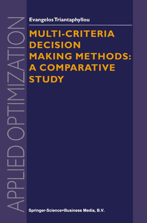 Produktbild Multi-criteria Decision Making Methods (Evangelos Triantaphyllou, 2010)