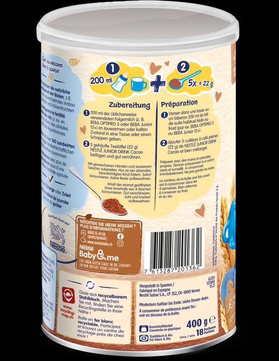 Produktbild Nestlé Junior Drink Cacao (400 g)