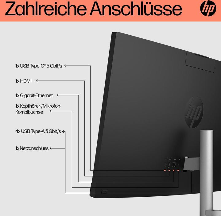 Image du produit HP AIO 24-cr0009ng (AMD Ryzen 3 7320U, 8 Go, 512 Go)