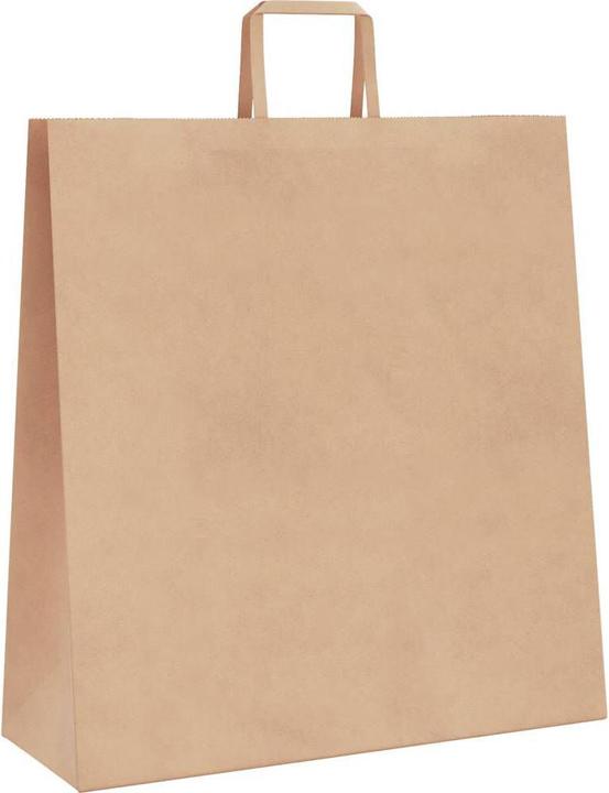 Immagine prodotto VidaXL Sacchetti di carta kraft 50 pezzi con maniglia marrone 45x17x48 cm (Borsa da regalo, 50 x)