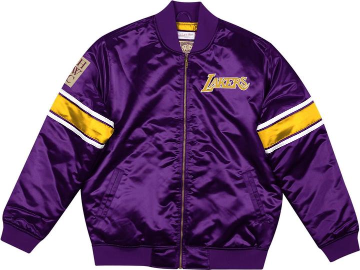 Mitchell & Ness NBA Los Angeles Lakers Heavyweight Satin Jacke Herren (L)