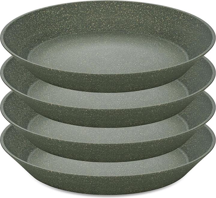Immagine prodotto Koziol Piatto per zuppa e pasta Connect 24 cm, 4 pezzi, Grigio (4 x, 24 cm)