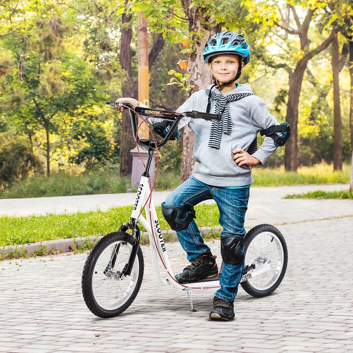 Actual product image Homcom Children's scooter with handbrake