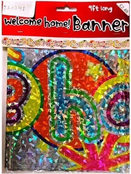 Image du produit Generic Banderole WELCOME HOME!