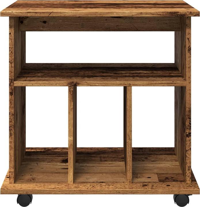Actual product image VidaXL Rollcontainer Rollschrank Bürocontainer Büroschrank Schrank Altholz-Optik (60 x 45 x 60 cm)