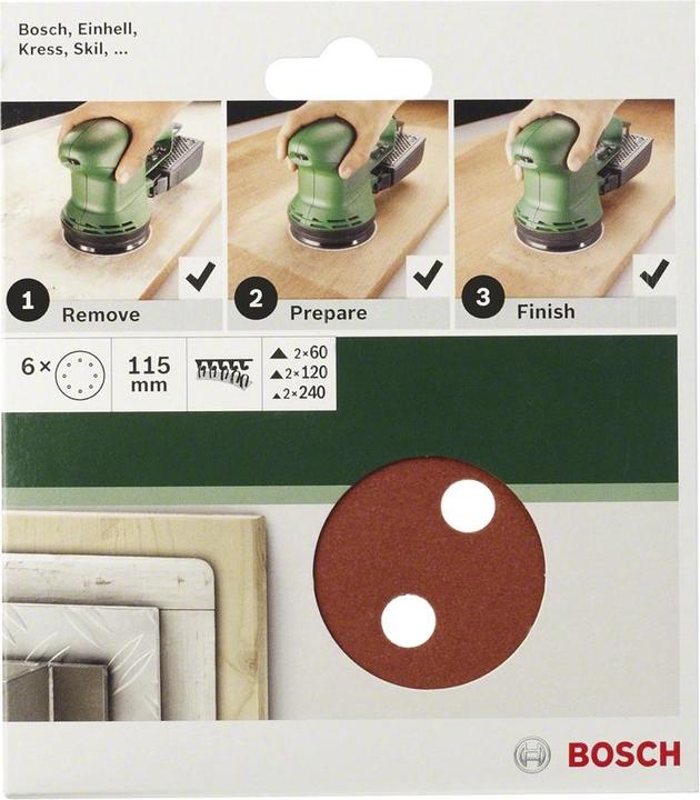 Productafbeelding Bosch Zubehör Excentrisch schuurpapier set met (60, 120, 240)