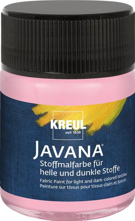 Actual product image Kreul Textile paint JAVANA "Opaque", blue, 50 ml (Blue, 50 ml)