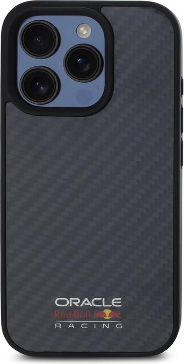 Produktbild Red Bull Racing Hülle Simple Carbon mit Logo MagSafe (Apple iPhone 16 Pro Max)