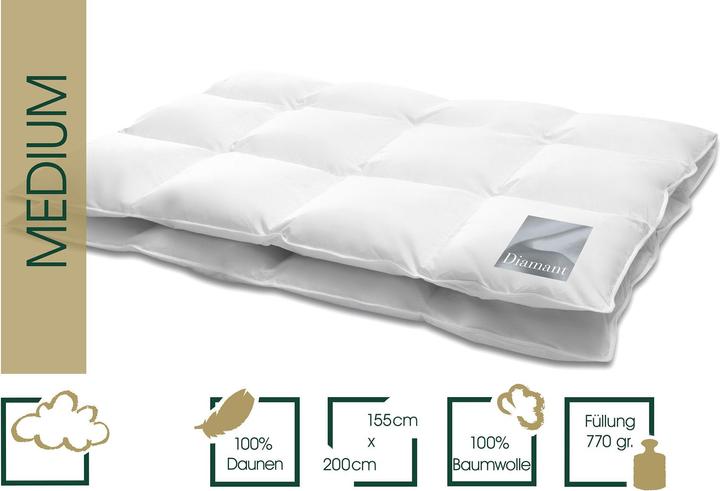 Actual product image Hanskruchen Diamant (770 g, 155 x 200 cm)