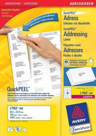 Image du produit Avery Étiquettes d'adresse