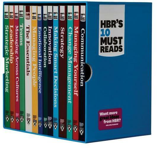 Produktbild HBR's 10 Must Reads Ultimate Boxed Set (14 Books) (Englisch, Daniel Goleman, Peter F. Drucker, Harvard Business Review, Clayton M. Christensen, Michael E. Porter, 2017)