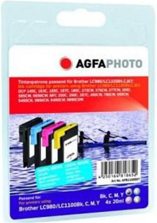 Produktbild AGFAPHOTO Apb1100setd (M, BK, C, Y)