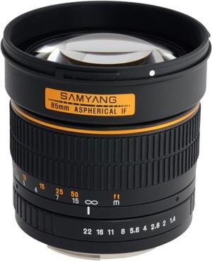 Produktbild Samyang 85mm f/1.4 AS IF UMC - Nikon F (Nikon F, APS-C / DX)