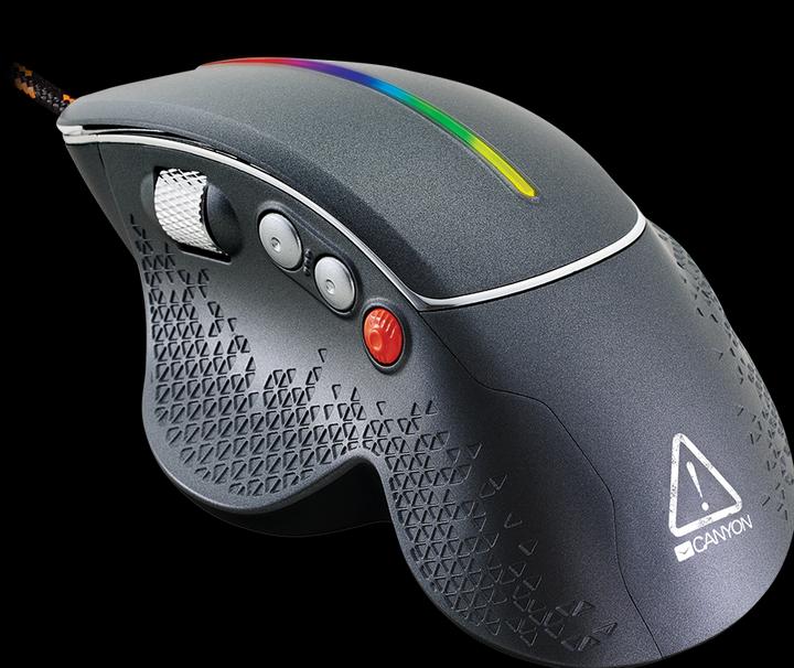 Produktbild Canyon for gaming Apstar GM-12, with backlight, 6 programmable buttons, Sunplus SPCP6651B optical se (Kabelgebunden)