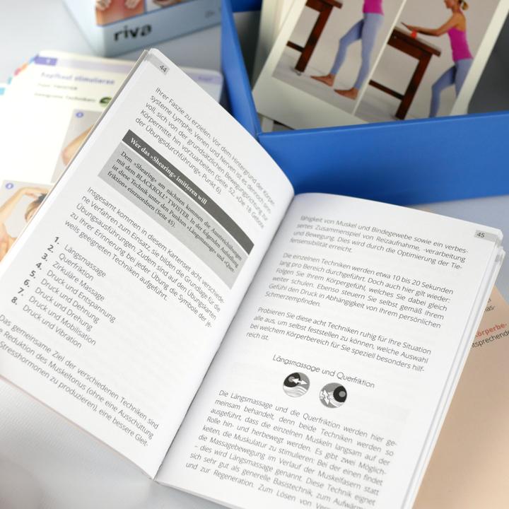 Produktbild Schmerzen selbst behandeln mit BLACKROLL® - Kartenset (Deutsch, Torsten Pfitzer, 2023)