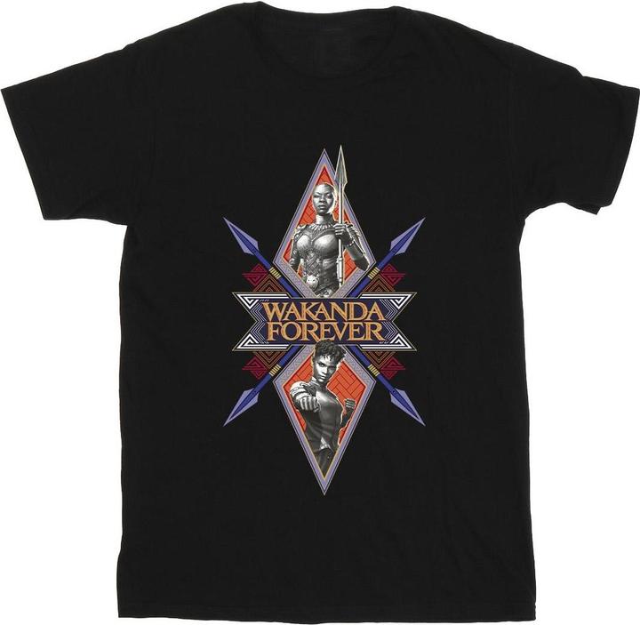 Wakanda Forever Tribal Spear Chest TShirt
