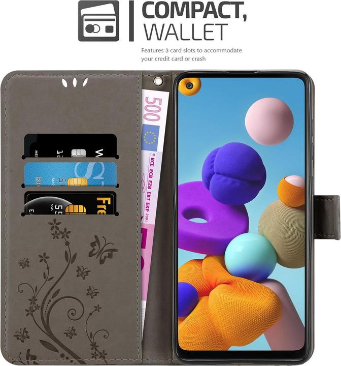 Immagine prodotto Cadorabo Copertina del libro di fiori (Samsung Galaxy A21s)