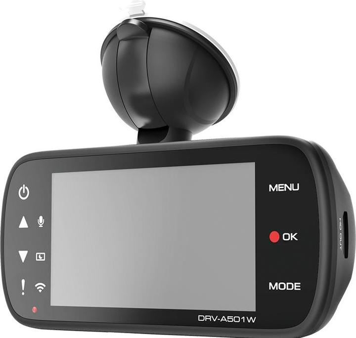 Actual product image Kenwood Corp. DRV-A501W (Accelerometer, GPS receiver, Wi-Fi, WQHD)