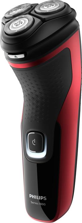 Produktbild Philips 1000 series PowerCut Blades Dry electric shaver, Series 1000, Rotation shaver, Black, Red, C