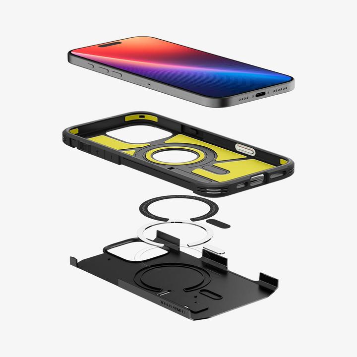 Image du produit Spigen Tough Armor "T" MAG iPhone 16 Pro Max 6.9" MagSafe czarny/black ACS08503 (Apple iPhone 16 Pro Max)