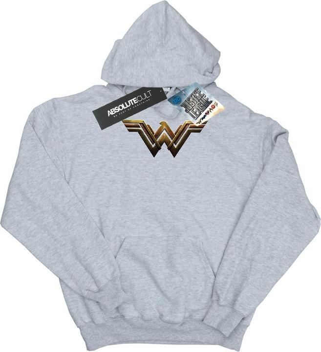Immagine prodotto Justice League Movie Wonder Woman Emblem Felpa con Cappuccio Ragazze (128)
