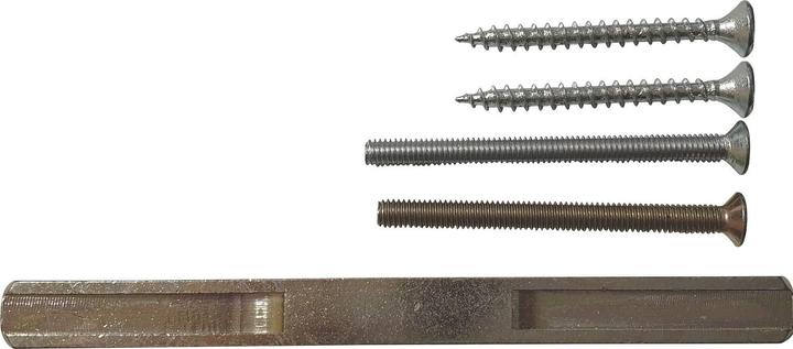 Produktbild Grundmann GEOS Stift 8,5 - und Schraubenset en, 47 - 52 mm, Stahl verzinkt, 1 Beutel (Türgarnitur)