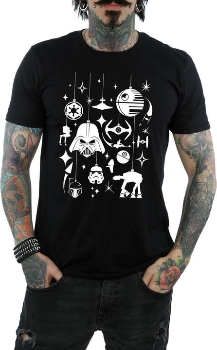 Immagine prodotto Star Wars Christmas Decorations Maglietta Uomo (L)