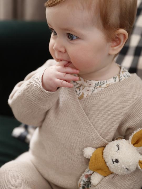 Produktbild Vertbaudet Weiche Baby Wickeljacke Oeko-Tex (56)