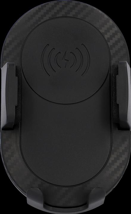 Produktbild Cartrend Wireless-KFZ-Smartphonehalter, schwarz kabelloses Laden durch integrierte Indusktionsladetechnik