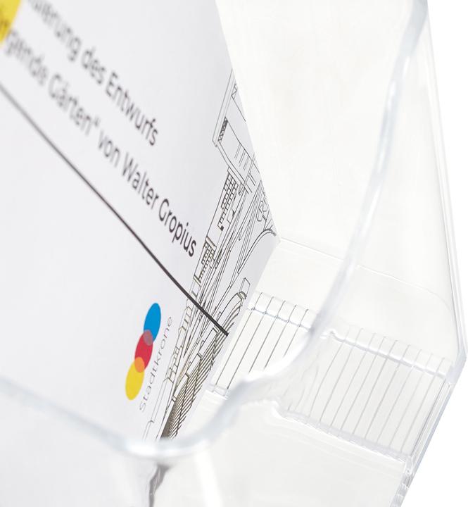 Actual product image Relaxdays Flyer Holder, DIN Long (DL)