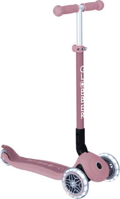 Globber PRIMO FOLDABLE LIGHTS ECO beere, mit Leuchtrollen