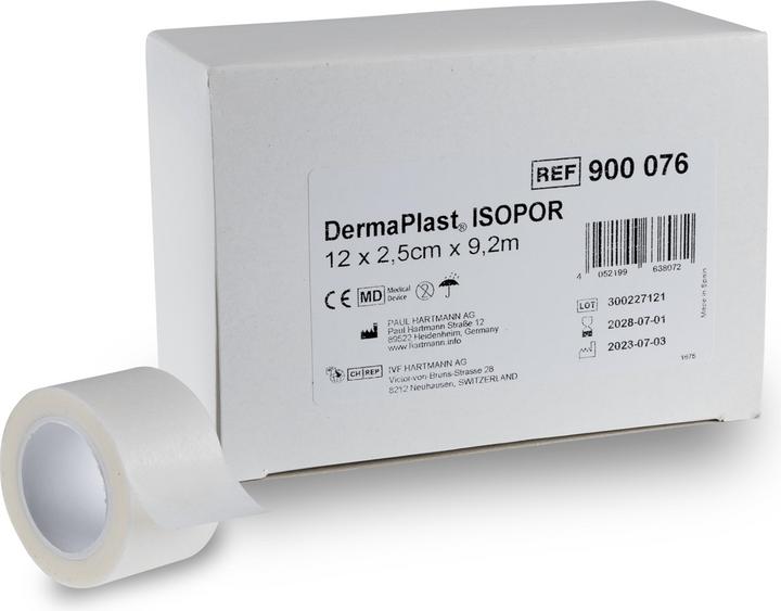Produktbild DermaPlast Isopor Vlies Fixierpflaster (12 x)