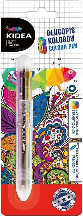 Produktbild Derform KIDEA Kugelschreiber 8 Farben (Mehrfarbig)