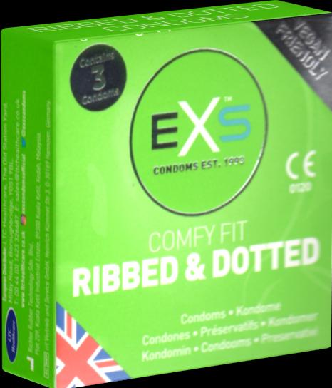 Produktbild EXS Ribbed & Dotted (3 Stk.)