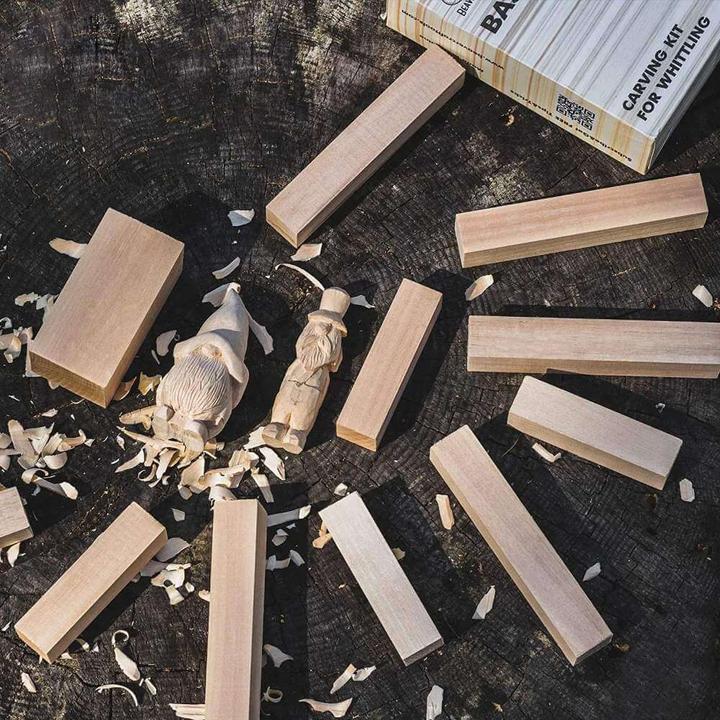 Produktbild Beaver Craft Holzschnitzblöcke aus Linde 12- teilig