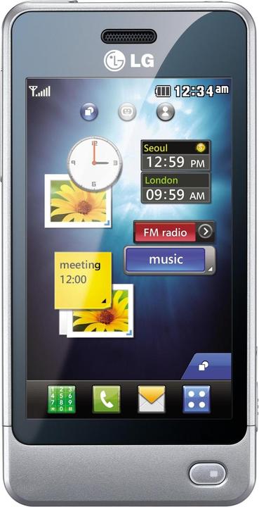 LG GD510 Pop - Silber (42 GB, 3", 3 Mpx)