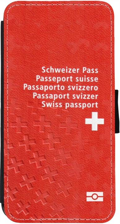 Produktbild PhoneLook Hülle Wallet schwarz Swiss Passport (Apple iPhone 13)