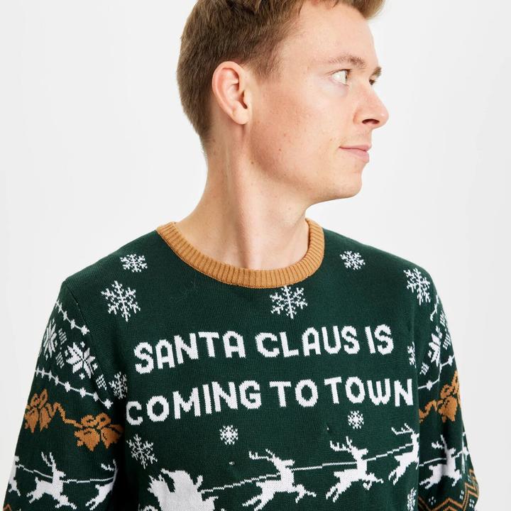Actual product image Christmas Sweats Santa Claus is Coming to Town (XL)