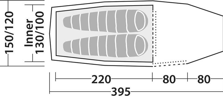 Produktbild Robens Tarp 4 x 4 m (Tarp, 1.60 kg, 2 Personen)
