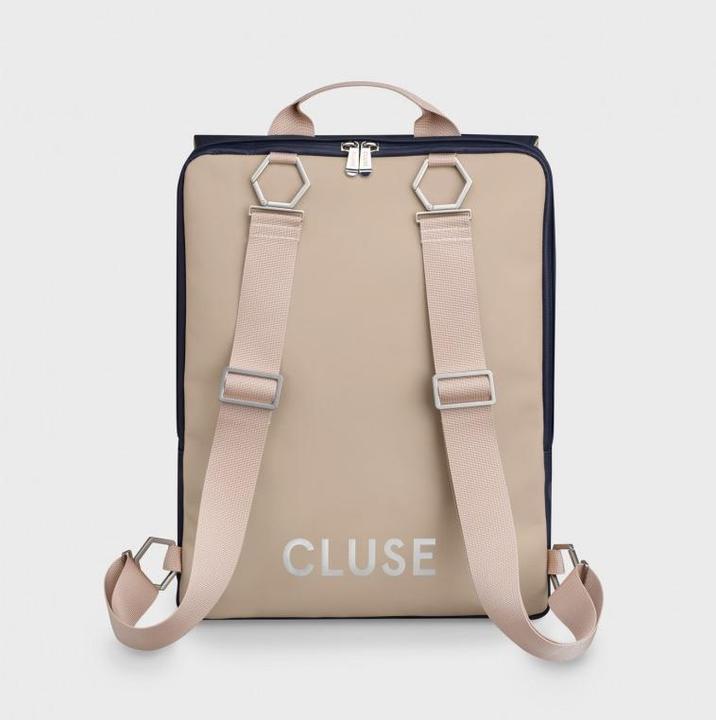 Produktbild Cluse Le Réversible Rucksack, dunkelblaues Karamell, silberne Farbe (9.60 l)