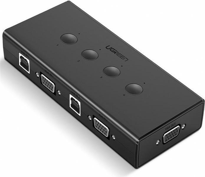 Actual product image Ugreen KVM Switch 4 port USB/VGA CM154 50280