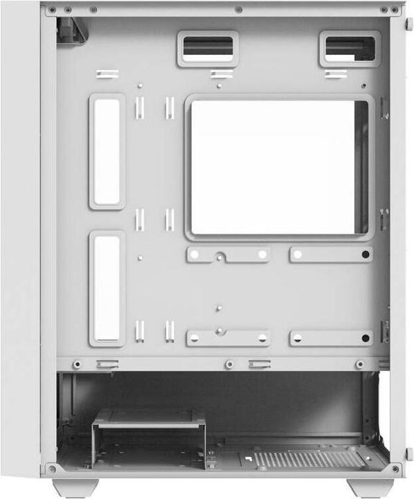 Actual product image Darkflash Tech Aigo E330M computer case 4 argb fans (white) (ITX)