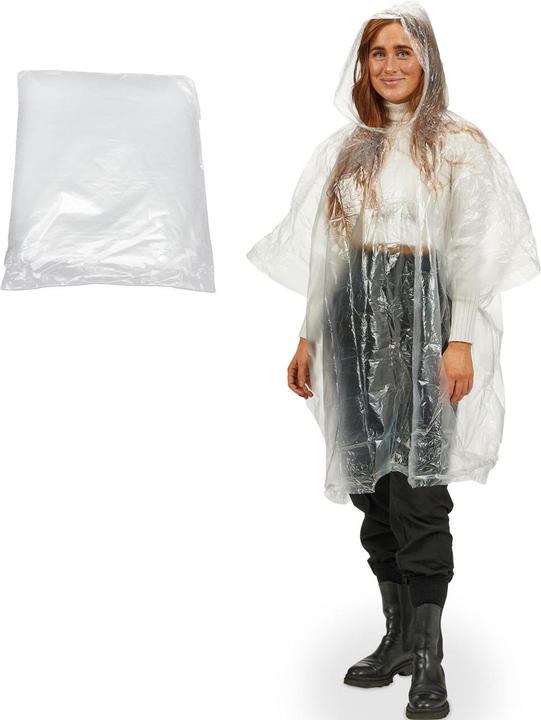 Produktbild Relaxdays Regenponcho (One Size)