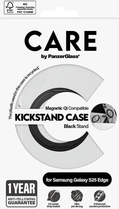 Actual product image Care Feature Case Heat Beat (Samsung Galaxy S25 Edge)