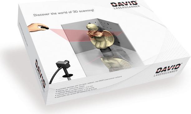 Actual product image DAVID-Laserscanner Starter-Kit Version 2 3D Scanner