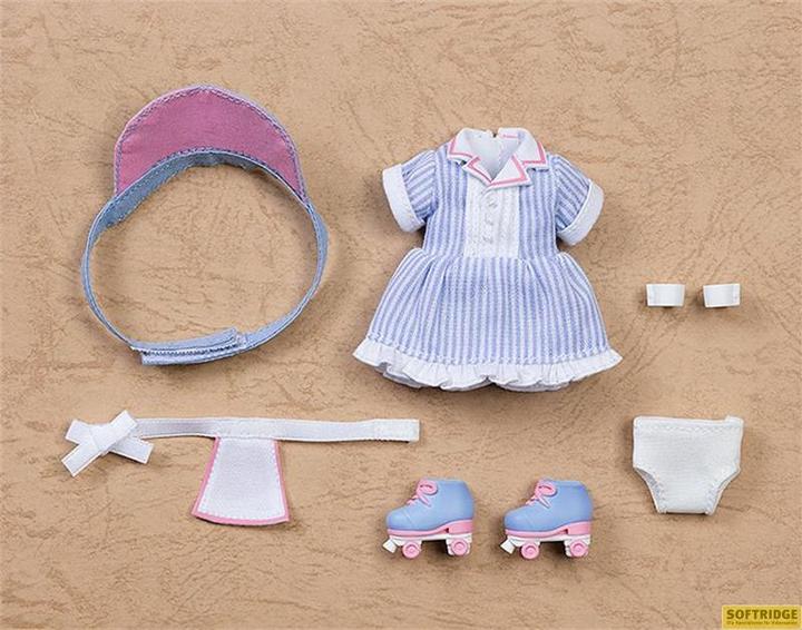 Actual product image Good Smile Company Original Character accessoires pour figurines Nendoroid Doll Outfit Set: Diner - Girl (Blue)
